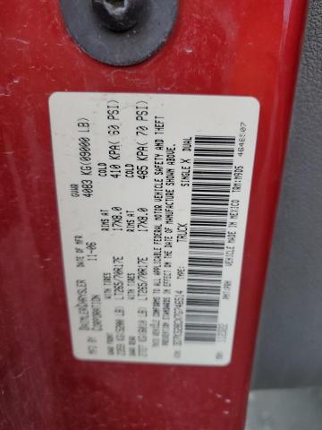 3D7KS28CX7G746514 - 2007 DODGE RAM 2500 ST Красный фото 12