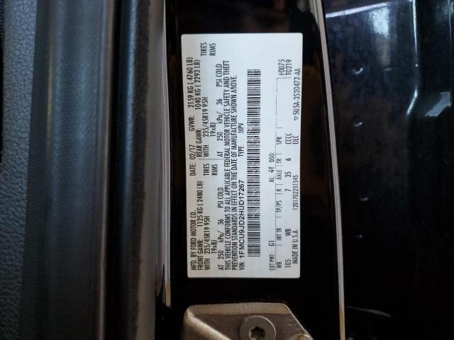 1FMCU9JD2HUD17267 - 2017 FORD ESCAPE TITANIUM 黑色 照片 13