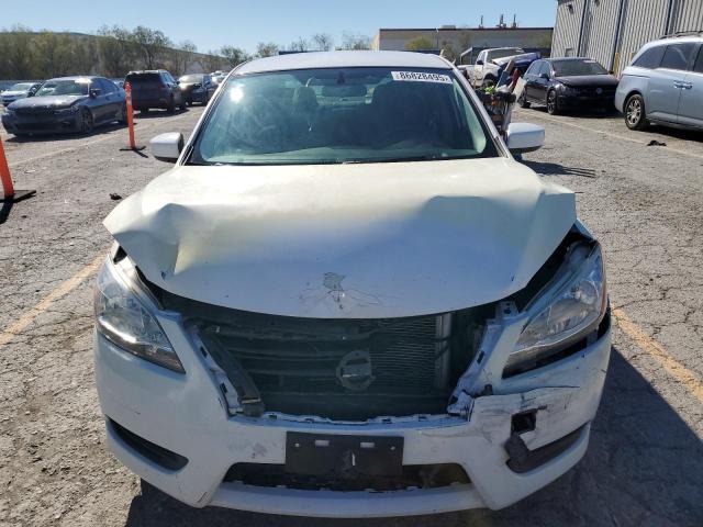 3N1AB7AP0FL686929 - 2015 NISSAN SENTRA S Blanc photo 5