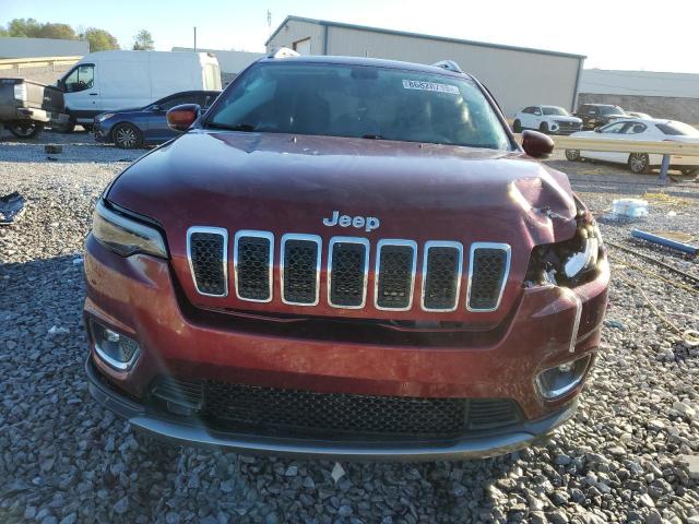 1C4PJMDX8KD364172 - 2019 JEEP CHEROKEE LIMITED BURGUNDY photo 5