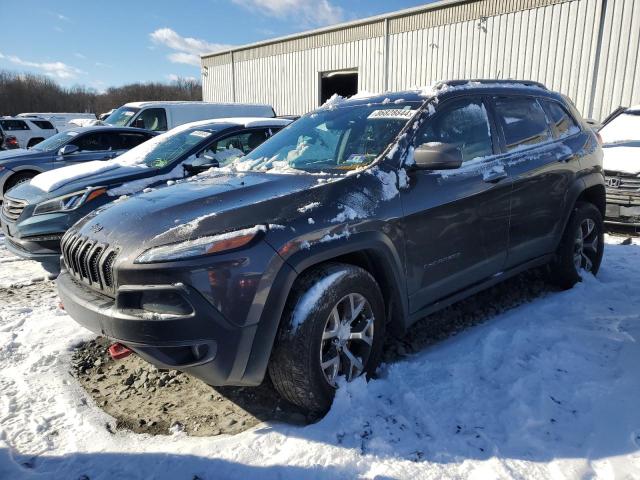 1C4PJMBS2EW212257 - 2014 JEEP CHEROKEE TRAILHAWK GRAY photo 1