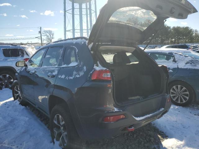 1C4PJMBS2EW212257 - 2014 JEEP CHEROKEE TRAILHAWK GRAY photo 2