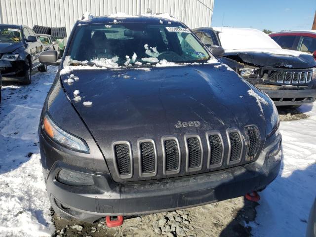 1C4PJMBS2EW212257 - 2014 JEEP CHEROKEE TRAILHAWK GRAY photo 5