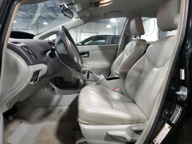 JTDKN3DU8A0015744 - 2010 TOYOTA PRIUS BLACK photo 7