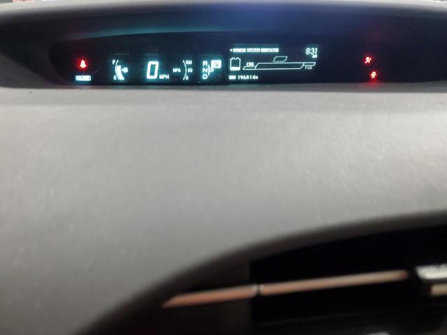 JTDKN3DU8A0015744 - 2010 TOYOTA PRIUS BLACK photo 9