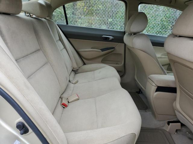 1HGFA165X7L074374 - 2007 HONDA CIVIC LX 金色 照片 10