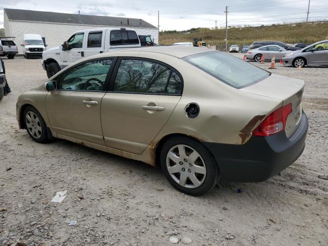 1HGFA165X7L074374 - 2007 HONDA CIVIC LX 金色 照片 2