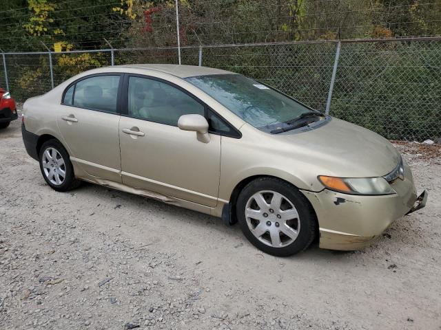 1HGFA165X7L074374 - 2007 HONDA CIVIC LX 金色 照片 4