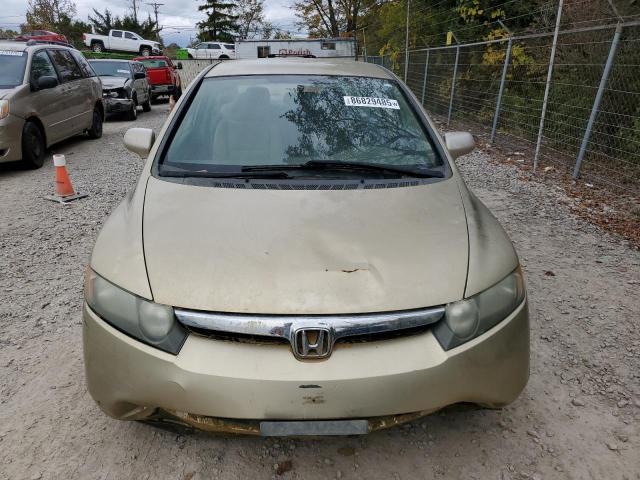 1HGFA165X7L074374 - 2007 HONDA CIVIC LX 金色 照片 5