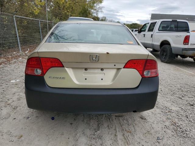 1HGFA165X7L074374 - 2007 HONDA CIVIC LX 金色 照片 6
