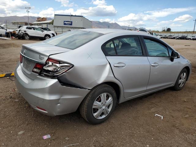 19XFB2F52EE025578 - 2014 HONDA CIVIC LX SILVER photo 3