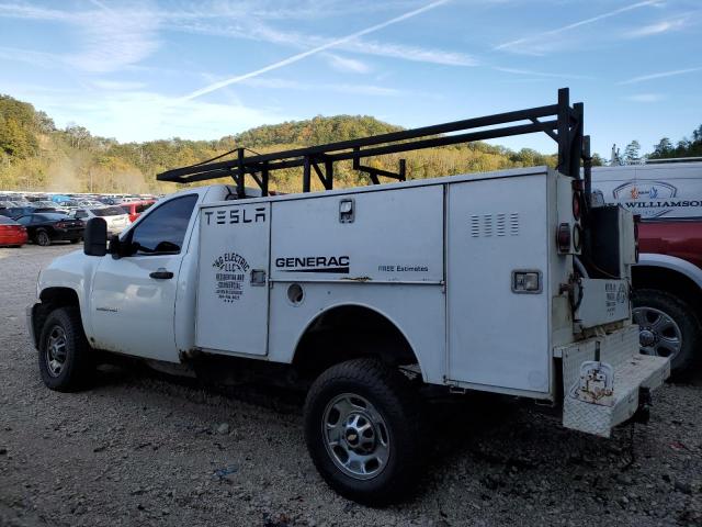 1GC0KVCG9BZ387520 - 2011 CHEVROLET SILVERADO K2500 HEAVY DUTY WHITE photo 2