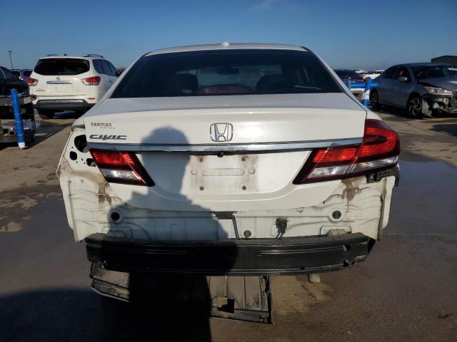 19XFB2F91EE001503 - 2014 HONDA CIVIC EXL 白色 照片 6