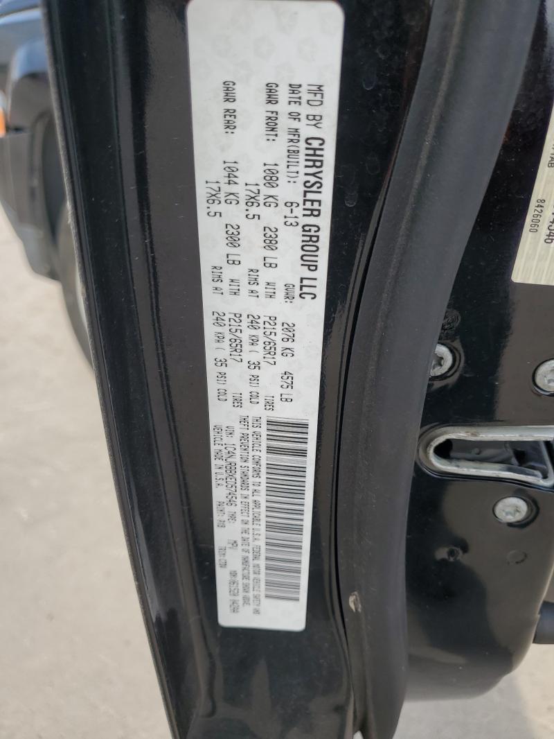 1C4NJRBBXED574546 - 2014 JEEP PATRIOT SPORT BLACK photo 12