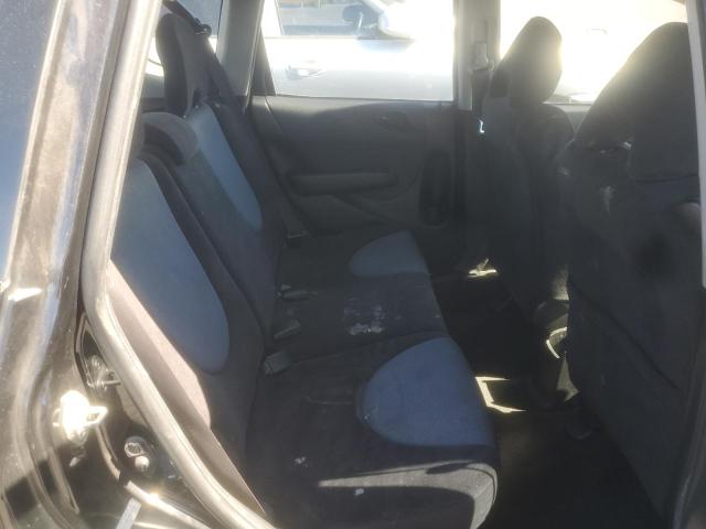 JHMGD38618S072305 - 2008 HONDA FIT SPORT შავი ფოტო 10