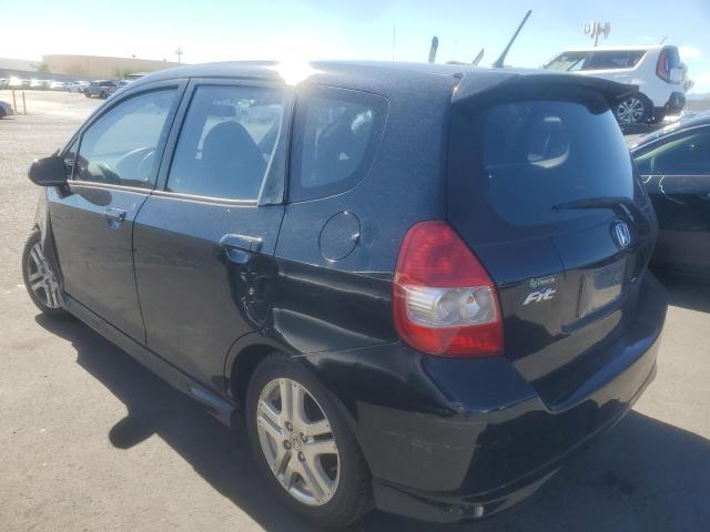 JHMGD38618S072305 - 2008 HONDA FIT SPORT შავი ფოტო 2