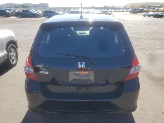 JHMGD38618S072305 - 2008 HONDA FIT SPORT შავი ფოტო 6