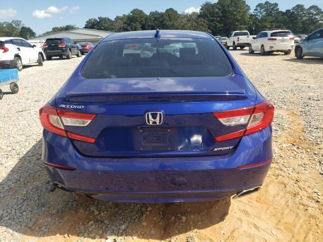 1HGCV1F37LA093508 - 2020 HONDA ACCORD SPORT BLUE photo 6