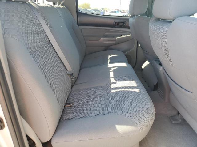 3TMLU42N28M018879 - 2008 TOYOTA TACOMA DOUBLE CAB Сріблястий фото 10