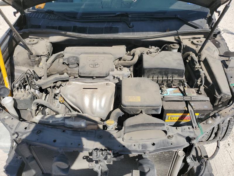 4T4BF1FK6CR199043 - 2012 TOYOTA CAMRY BASE GRAY photo 11