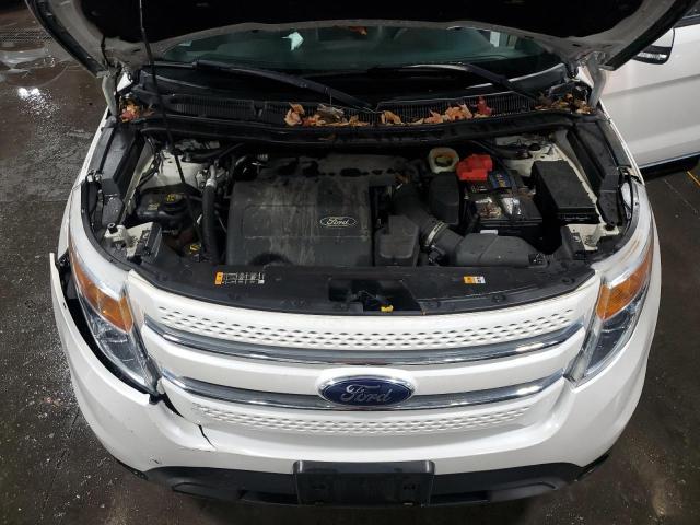 1FM5K8F8XDGB99742 - 2013 FORD EXPLORER LIMITED თეთრი ფოტო 12