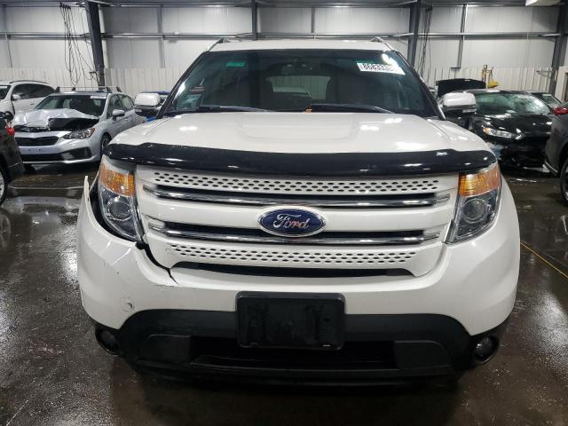1FM5K8F8XDGB99742 - 2013 FORD EXPLORER LIMITED თეთრი ფოტო 5
