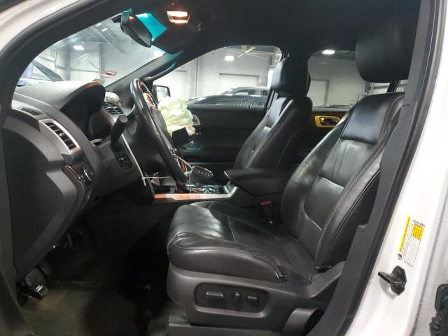 1FM5K8F8XDGB99742 - 2013 FORD EXPLORER LIMITED თეთრი ფოტო 7