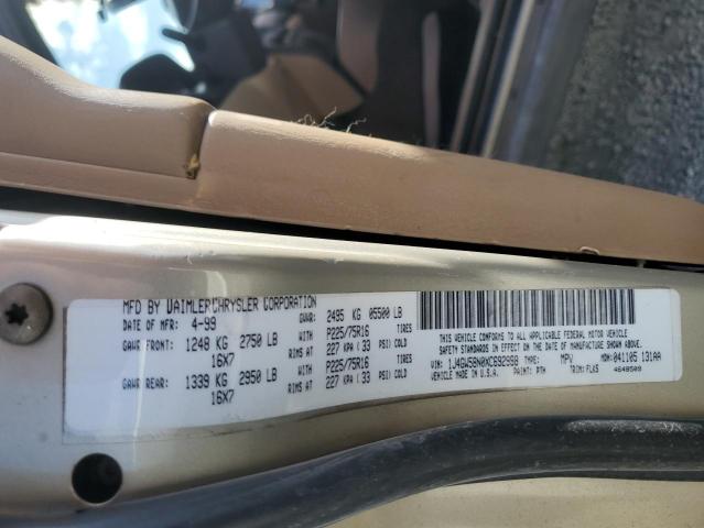 1J4GW58N0XC692998 - 1999 JEEP GRAND CHER LAREDO GOLD photo 14