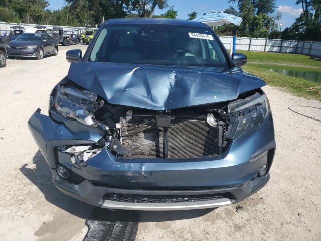 5FNYF5H57MB042445 - 2021 HONDA PILOT EXL 蓝色 照片 5