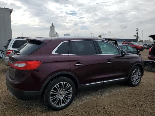 2LMPJ8LR2HBL31452 - 2017 LINCOLN MKX RESERVE Marron photo 3