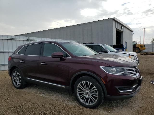 2LMPJ8LR2HBL31452 - 2017 LINCOLN MKX RESERVE Marron photo 4