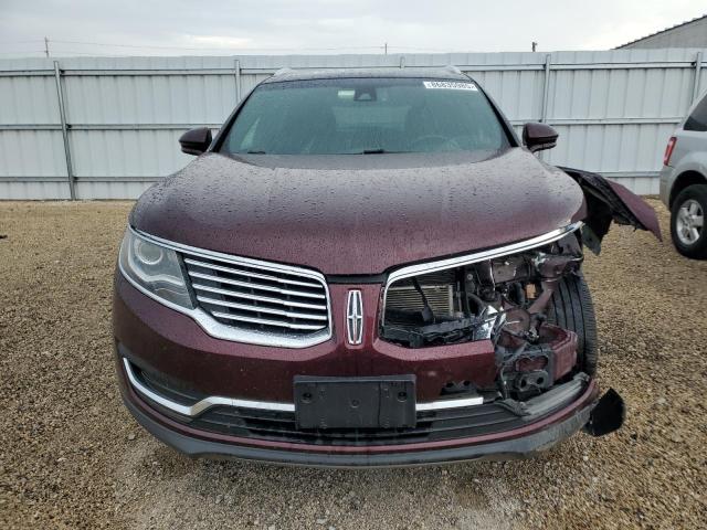 2LMPJ8LR2HBL31452 - 2017 LINCOLN MKX RESERVE Marron photo 5