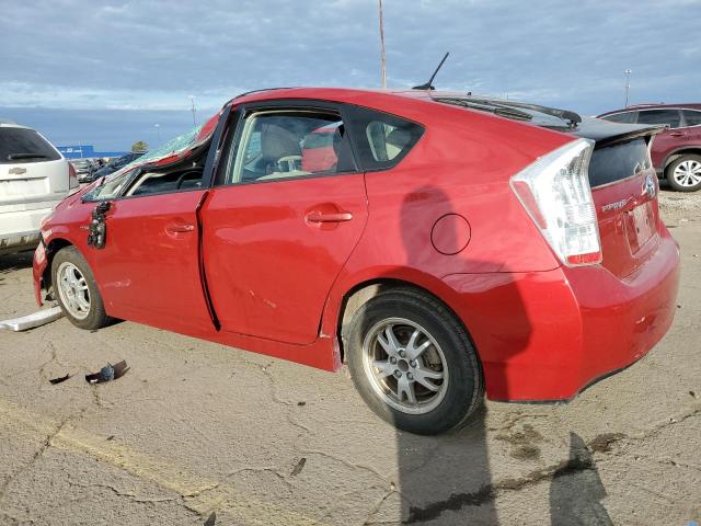 JTDKN3DU6A0166243 - 2010 TOYOTA PRIUS წითელი ფოტო 2