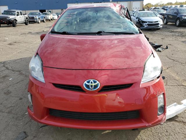 JTDKN3DU6A0166243 - 2010 TOYOTA PRIUS წითელი ფოტო 5