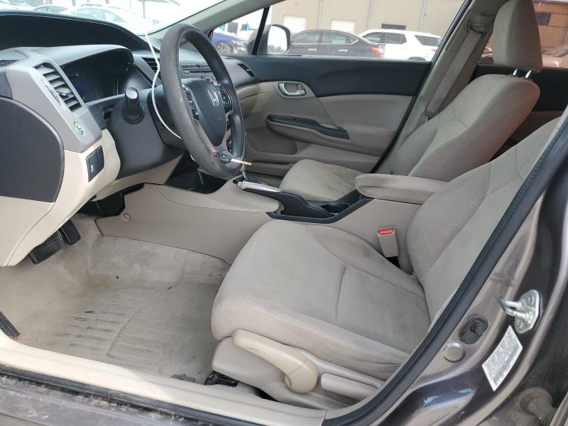 19XFB2F55CE098165 - 2012 HONDA CIVIC LX GRAY photo 7