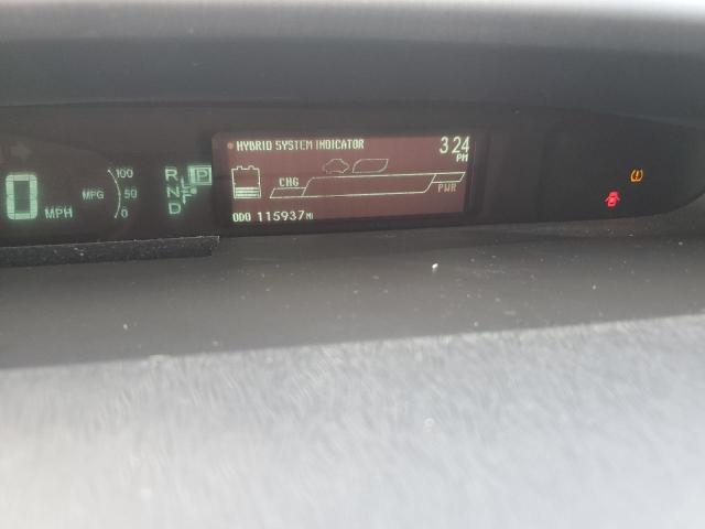 JTDKN3DU5C1530830 - 2012 TOYOTA PRIUS BLUE photo 9