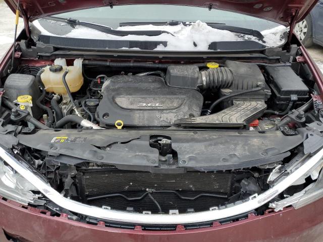 2C4RC1EG5HR532291 - 2017 CHRYSLER PACIFICA TOURING L PLUS MAROON photo 12