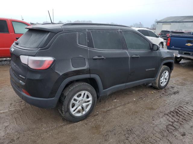 3C4NJDAB5JT179084 - 2018 JEEP COMPASS SPORT Черный фото 3
