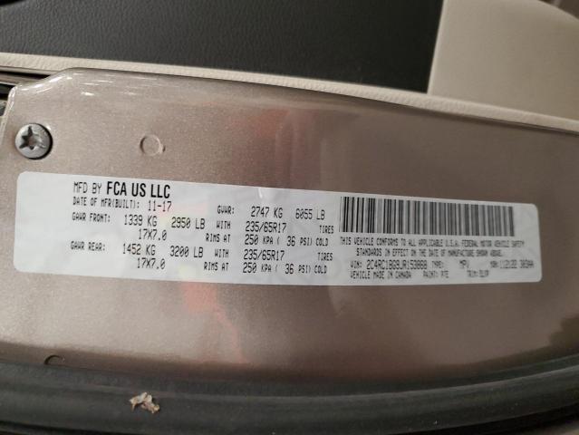 2C4RC1BG9JR153868 - 2018 CHRYSLER PACIFICA TOURING L GOLD photo 13