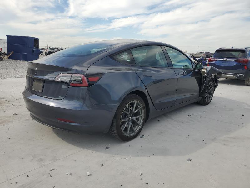 5YJ3E1EA4MF085602 - 2021 TESLA MODEL 3 GRAY photo 3
