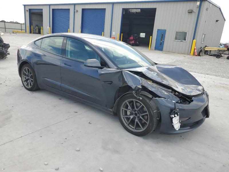 5YJ3E1EA4MF085602 - 2021 TESLA MODEL 3 GRAY photo 4