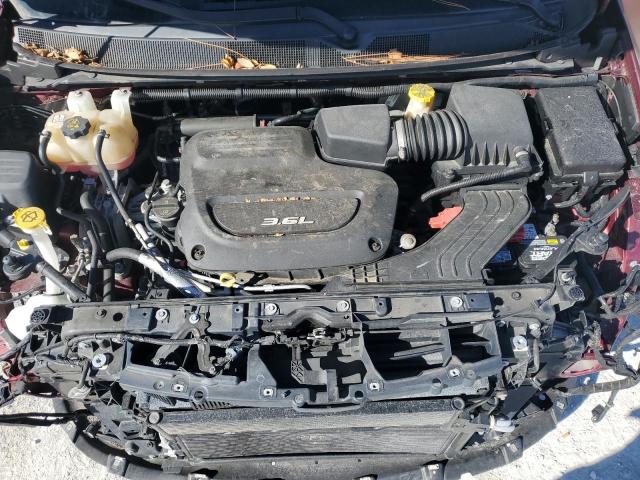 2C4RC1BG8HR833013 - 2017 CHRYSLER PACIFICA TOURING L BURGUNDY photo 12
