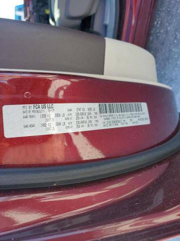 2C4RC1BG8HR833013 - 2017 CHRYSLER PACIFICA TOURING L BURGUNDY photo 14