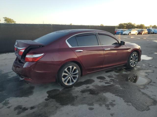 1HGCR2F45GA241101 - 2016 HONDA ACCORD LX BURGUNDY photo 3