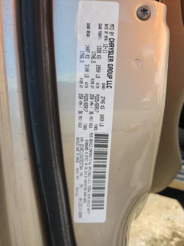 2C4RC1CGXCR237344 - 2012 CHRYSLER TOWN & COU TOURING L GOLD photo 13