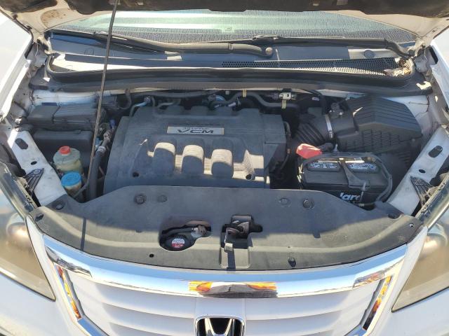5FNRL3H72AB006872 - 2010 HONDA ODYSSEY EXL WHITE photo 12