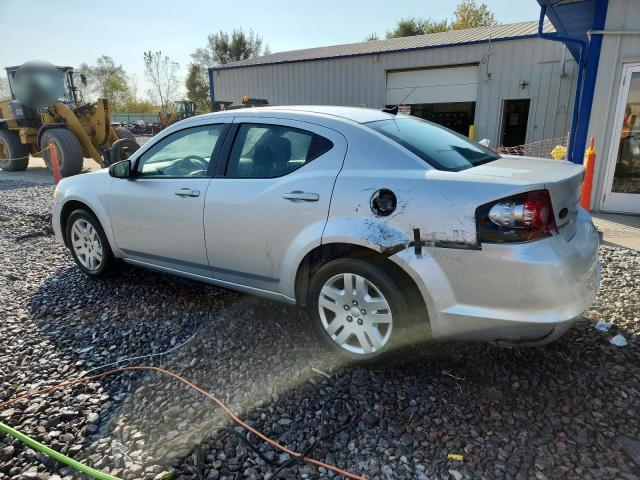 1C3CDZAB7CN235397 - 2012 DODGE AVENGER SE SILVER photo 2
