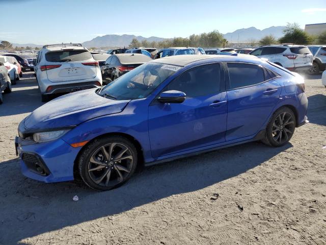 SHHFK7H98JU426939 - 2018 HONDA CIVIC SPORT TOURING BLUE photo 1