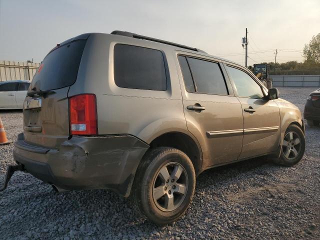 5FNYF3H55BB022020 - 2011 HONDA PILOT EXL GOLD photo 3