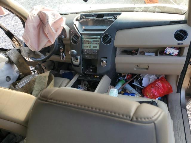 5FNYF3H55BB022020 - 2011 HONDA PILOT EXL GOLD photo 8